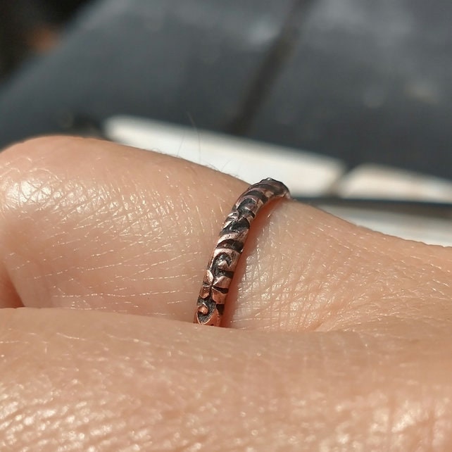 Copper Ring, Stacking Ring, Copper Jewellery