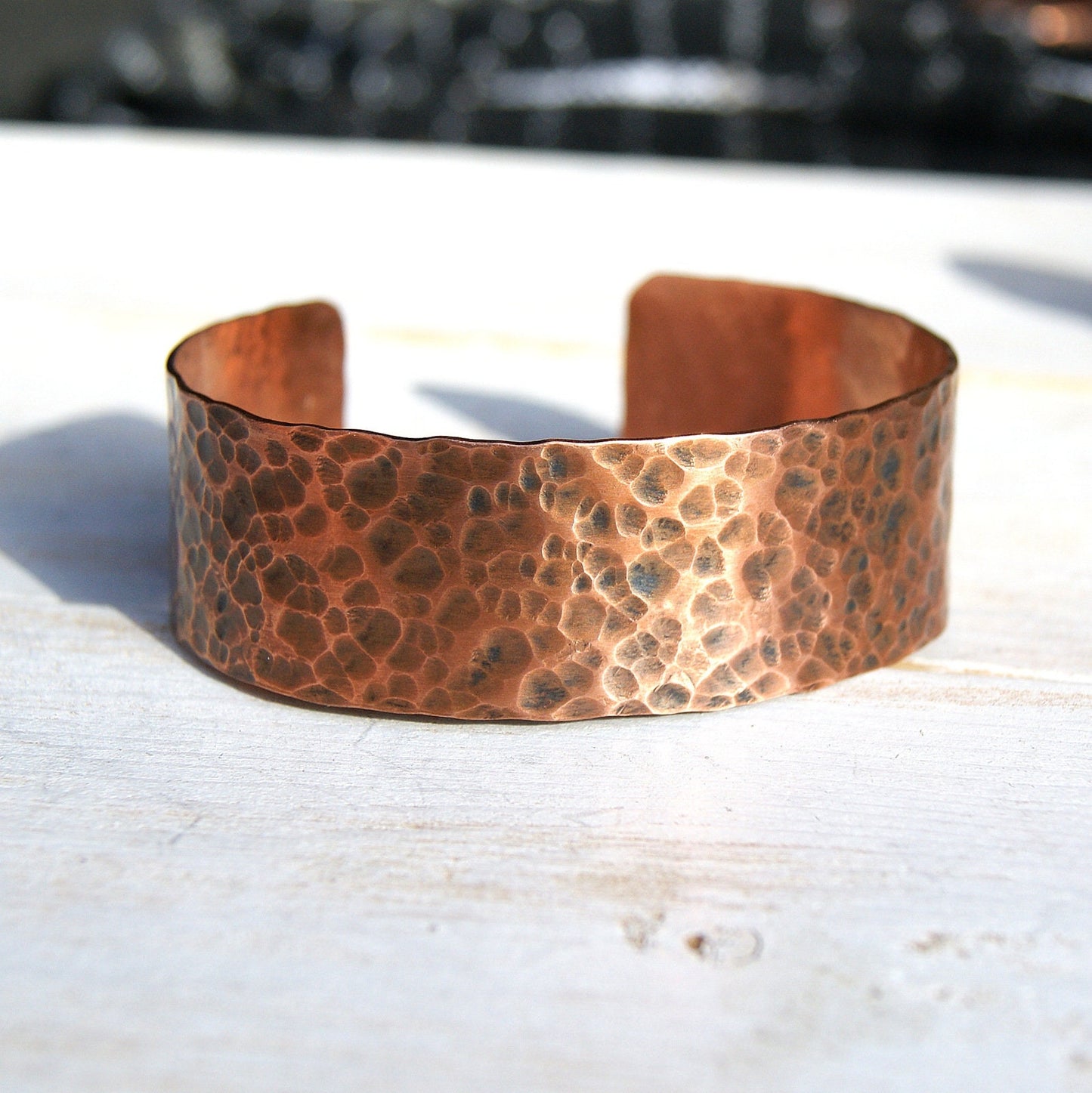 Copper Engraved Bracelet, Hidden Message Bracelet, One Step At A Time