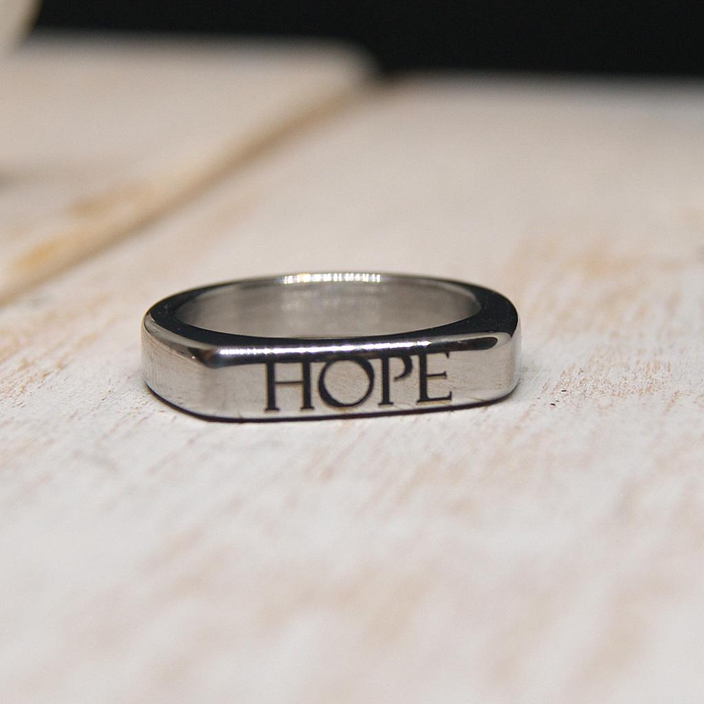 Personalised Ring, Stainless Steel Signet Ring, Engraved Pinky Ring